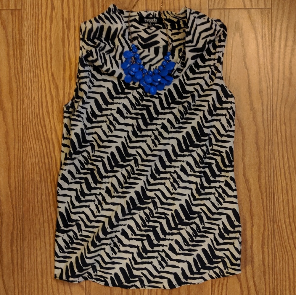 Threads by Saks Fifth Avenue Sleeveless Blouse